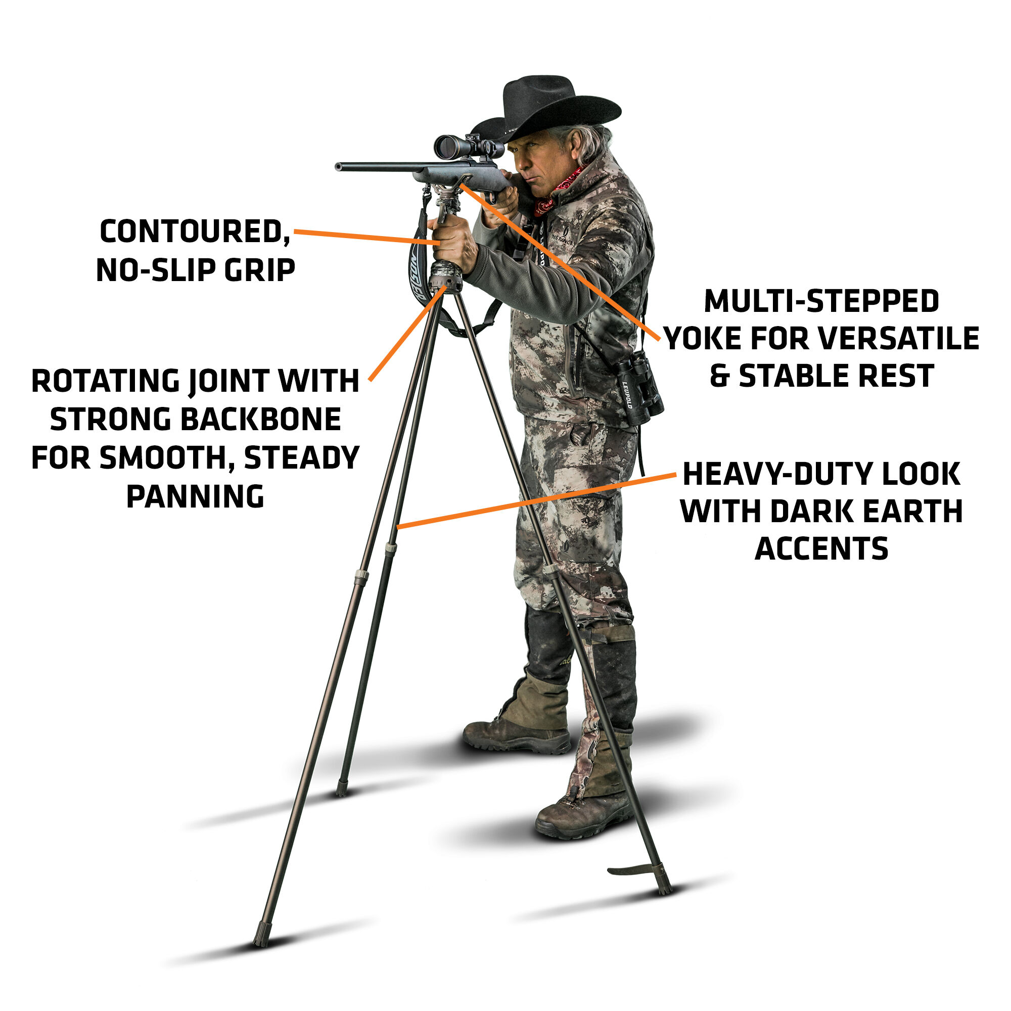 Buy Trigger Stick Gen3 Tall Tripod Shooting Stick - Primos Hunting